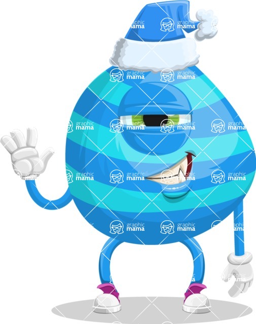 One Eyed Monster Cartoon Character - BedTime One Eyed Monster Cartoon Character